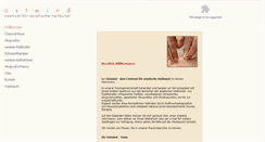 Desktop Screenshot of ostwind-akupunktur.de